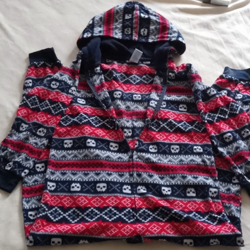 Skull Hoodie Children's Place Onesie